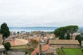 View of Bolsena, Italy with Lake Bolsena in the Background Royalty Free Stock Photo