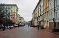 View of Bolshaya Pokrovskaya street in Nizhny Novgorod, Russia