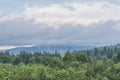 View of the Bolshaya Suka ridge, Southern Urals, Russia.