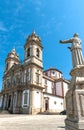 View on Bom Jesus do Monte sanctuary. Braga, Portugal Royalty Free Stock Photo