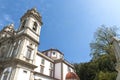 View on Bom Jesus do Monte sanctuary. Braga, Portugal Royalty Free Stock Photo