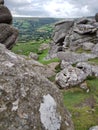 Bonehill Rocks Dartmoor Devon Royalty Free Stock Photo