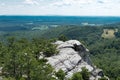 View from Bonticou Crag, Mohonk Preserve New York. Royalty Free Stock Photo