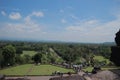 view from Borobudur temple