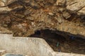 View of borra caves with group of unidentified travelers at Araku Valley, Visakhapatnam, Andhra Pradesh, March 04 2017