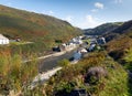 View of Boscastle Cornwall England UK