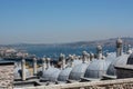 View of  Bosporus from Suleymaniye Mosque, Istanbul, Turkey Royalty Free Stock Photo