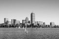 View of Boston Massachusetts Skyline Royalty Free Stock Photo