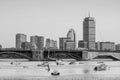 View of Boston Massachusetts Skyline Royalty Free Stock Photo