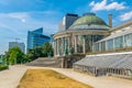 View of the botanical garden in Brussels, Belgium Royalty Free Stock Photo