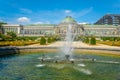 View of the botanical garden in Brussels, Belgium Royalty Free Stock Photo