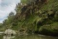 Natural dripstone in Sardinia