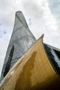 View from the bottom of the Shanghai Tower Royalty Free Stock Photo