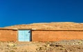 View of Bou Tharar village. Morocco, the Valley of Roses Royalty Free Stock Photo