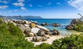 View from Boulders Beach penguin sanctuary towards Cape Point ,south africa