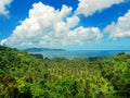 View of Bouma National Heritage Park and Somosomo strait on Taveuni Island, Fiji