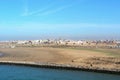 View of the Bouregreg River and Sale city from the Kasbah of the Udayas in Rabat, Morocco, Afr