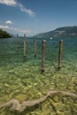 View of Bourget lake (Alps, Savoy, France)