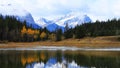 View from Bowman Valley Provincial Park, Canada Royalty Free Stock Photo