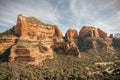 View of Boynton Canyon and Enchantment Resort tfrom high cliff above Royalty Free Stock Photo