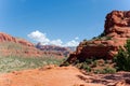 A view of the Boynton Pass from the Doe Mountain trail Royalty Free Stock Photo