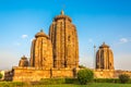 View at the Brahmeswara Temple in Bhubaneswar  - Odisha, India Royalty Free Stock Photo