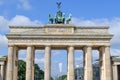 View at Brandenburg gate on Berlin on Germany