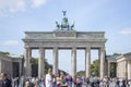 A view of the Brandenburg Gate,