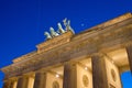 View of the Brandenburger Tor in Berlin Royalty Free Stock Photo