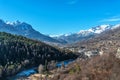 View from Briancon in Hautes Alpes, France