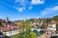 View on the bridge in Berne