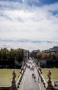 View of bridge from Castle of Angels