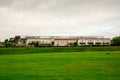 A view of Bridge of Don Academy from football pitch outside of Westfield park in Aberdeen