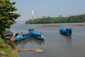 View of the bridge of El Coca on the Napo River. Puerto Francisco de Orellana. Ecuador. Amazon. South America