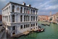 View From Bridge On Grand Canal. Venice Italy