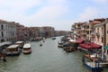 A view from a bridge near the St. Lucia Grand Canal Venice train station