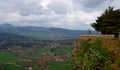 View from Bridge in Ronda village