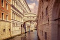 Bridge of Sighs Ponte dei Sospiri, Venice, Italy Royalty Free Stock Photo