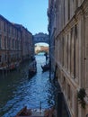 view of the bridge of sighs in Venice