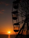 View of a Bridlington big wheel Royalty Free Stock Photo