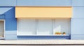 view bright building shop background