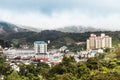 View of Brinchang town, Cameron Highlands on a serene morning