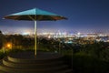 View of Brisbane City from Mount Coot-tha Royalty Free Stock Photo