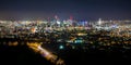 View of Brisbane City from Mount Coot-tha Royalty Free Stock Photo