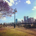 View of Brisbane and Story Bridge from Willson's lookout