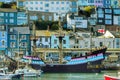 A view of Brixham Harbour in Devon UK. Royalty Free Stock Photo