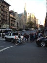 Broadway near Grace Church in New York City Royalty Free Stock Photo