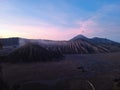 View of the bromo mountains