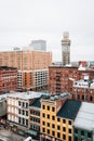 View of the Bromo-Seltzer Tower and downtown Baltimore, Maryland Royalty Free Stock Photo