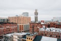 View of the Bromo-Seltzer Tower and downtown Baltimore, Maryland Royalty Free Stock Photo